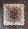 DREIECKS-SPIELEREI, Wandbehang 112cm x 112cm, 2001 DREIECKS-SPIELEREI, Wandbehang 112cm x 112cm, 2001